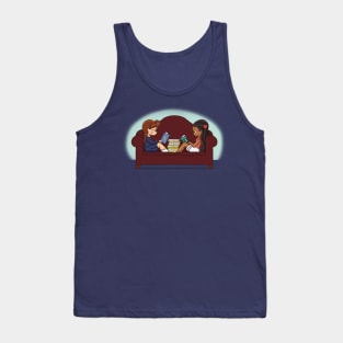 Nancy Drew Reading Girls Tank Top